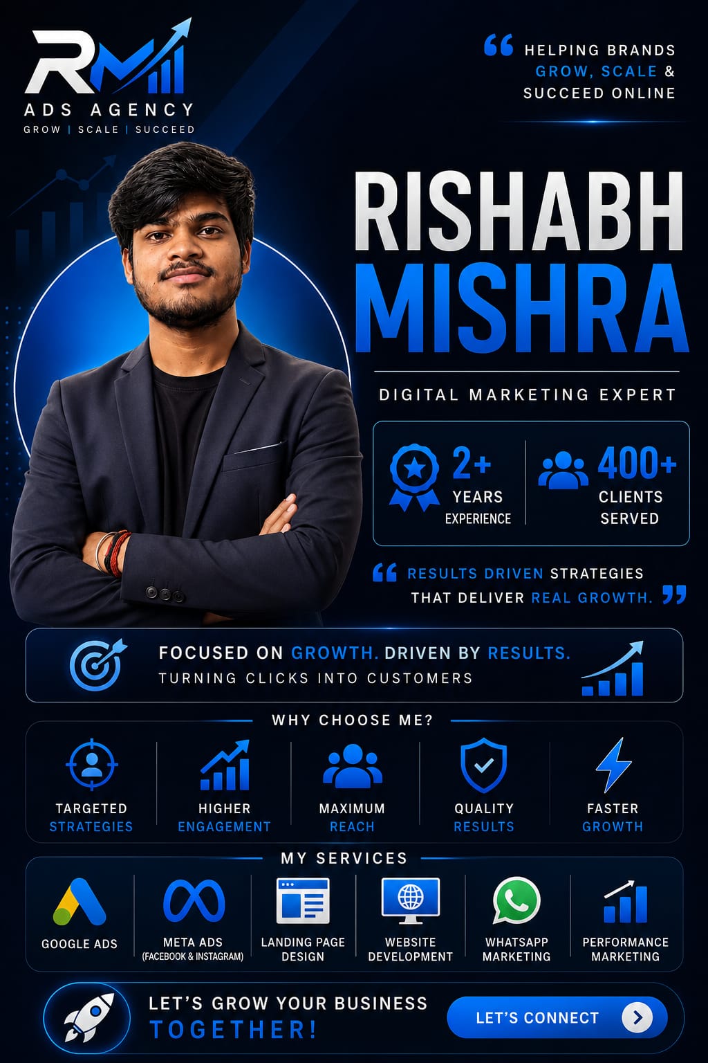 RM Ads Agency achievement card